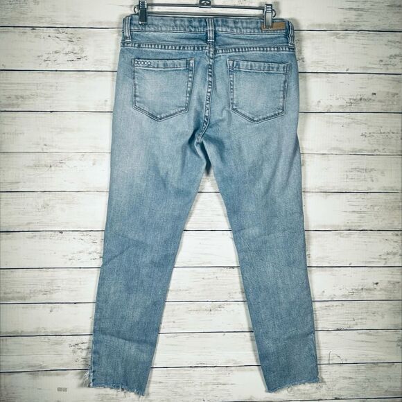 BLANK NYC Skinny Classique Cotton Spandex Distressed Destroyed Lowrise Jeans 27 - Picture 2 of 5